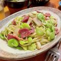 マイク伊東's cooksnap of when they made ♪そら豆（ファーベ）とベーコンのパスタ♪.
