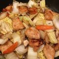 アリエちゃん's cooksnap of when they made 鶏もも肉と白菜のオイスターソース炒め.