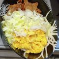 おくみの's cooksnap of when they made 豚挽き肉と卵のそぼろ二色丼.