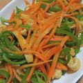 ナーちゃん's cooksnap of when they made 人参ピーマン油揚げのきんぴら.