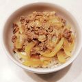 まんまるまうちゃん's cooksnap of when they made 簡単牛丼！.