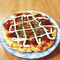やなぎだまこ's cooksnap of when they made もちもち米粉のお好み焼き.