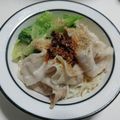 Kayadehutt's cooksnap of when they made 冷しゃぶ豆乳ぶっかけうどん.