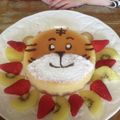 そろそろねんね's cooksnap of when they made しまじろうのデコレーション（ケーキ）.