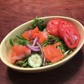こつゆ514's cooksnap of when they made 水菜とスモークサーモンのサラダ.