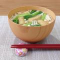 Yukiまむ's cooksnap of when they made 小松菜とえのきの味噌汁♪.