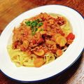 ちゃちゃまる26's cooksnap of when they made ごろごろゴボウの本格ボロネーゼ.