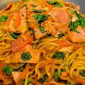 やよい・M's cooksnap of when they made ☆野菜たっぷり塩焼きそば 簡単幼児食.