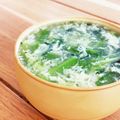 himako♡'s cooksnap of when they made ふわとろ卵♪小松菜とコーンの中華スープ.