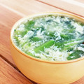 himako♡'s cooksnap of when they made ふわとろ卵♪小松菜とコーンの中華スープ.