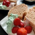 がんばれままちゃん's cooksnap of when they made 桜のシフォンケーキ.