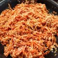 みこひろママ's cooksnap of when they made にんじんのゴマ味噌炒り豆腐.