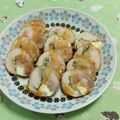 赤い電話's cooksnap of when they made 鶏もも肉の大葉チーズ巻き.