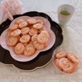 クックkana♡'s cooksnap of when they made 卵バターなし　桜の絞りクッキー.