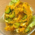 yuka119's cooksnap of when they made きゅうりとたまご入り【かぼちゃサラダ】.