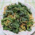 papepo☆'s cooksnap of when they made 無限春菊パスタ.