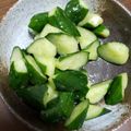 ゆーゅ☆'s cooksnap of when they made 糖質制限！きゅうりの即席オイキムチ.