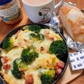 yumelon88's cooksnap of when they made ★白菜とブロッコリーのマヨチーズ焼き★.
