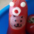 春いちご☆'s cooksnap of when they made キャラ弁　かぶり物ウインナー♪.