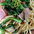 りみ313's cooksnap of when they made 菜の花とベーコンの和風パスタ.