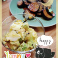 海理ママ's cooksnap of when they made ゆでたまごとアボカドのマヨネーズ和え.