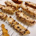 たたわし's cooksnap of when they made 全粒粉入りチョコナッツビスコッティ.