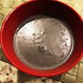 2michi's cooksnap of when they made 簡単黒胡麻のお汁粉.