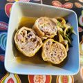 カバゴン's cooksnap of when they made じゅわ～っとおいしい♪油揚げの挽き肉巻き.