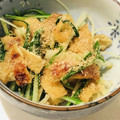 ケンコウママ's cooksnap of when they made 水菜と油揚げの炒めもの.