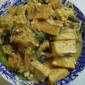 aizu_po's cooksnap of when they made 厚揚げのすき焼き風卵とじ.
