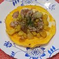 プルンバゴ's cooksnap of when they made じゃがいも＆豚肉☆オープンオムレツ.