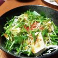 sunujiro's cooksnap of when they made ～自家製ドレ～豆腐と水菜の居酒屋サラダ.