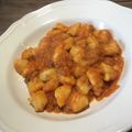Yokchina's cooksnap of when they made 米粉と豆腐のニョッキトマトソース.