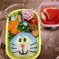 チエティー's cooksnap of when they made 簡単♪ドラえもんキャラ弁.