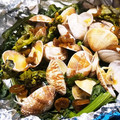 mfate's cooksnap of when they made 菜の花とあさりのペペロン焼き.