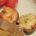 Tsumu's cooksnap of when they made トースターで、しいたけのキムチーズ焼き.