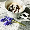 yu🐓's cooksnap of when they made 余ったチョコ de カフェモカ♪.