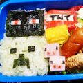 あんちゃん☆529's cooksnap of when they made マイクラ☆ ブタ☆キャラ弁.