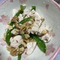 クック5JVRUQ☆'s cooksnap of when they made ささみ　ピーマン胡桃オガタライス.
