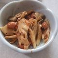 きらり流れ星's cooksnap of when they made 桃屋のラー油で☆もやしキノコ炒め.
