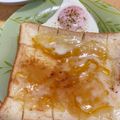 ペコポコBOX's cooksnap of when they made 柚子茶と練乳のトースト.