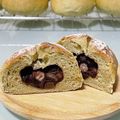 キンプリ's cooksnap of when they made ＊(HB使用）抹茶フランスあんパン♪＊.