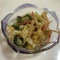 papikun's cooksnap of when they made 白菜とカニカマの中華サラダ.