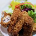 ★ゆむ★'s cooksnap of when they made ★薄切ロース豚肉のくるくる一口カツ.