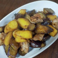 ワタまさちゃん's cooksnap of when they made 鶏モモとなすとさつまいもの甘辛炒め☆.