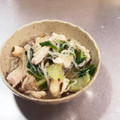 ミアンミアン's cooksnap of when they made 簡単♬小松菜と白滝 鶏むね肉の和風煮❀.
