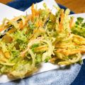 ＊る〜らんこ＊'s cooksnap of when they made 大根の葉の天ぷら(かき揚げ).