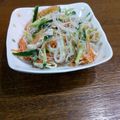 いそじんほっと's cooksnap of when they made 定番‼ごま香る☆中華風春雨サラダ.