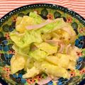 シャンタン's cooksnap of when they made 春キャベツと新じゃがのデリ風サラダ.