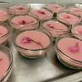 あいまいみ's cooksnap of when they made 嚥下食★桜と抹茶の二色羊羮風.